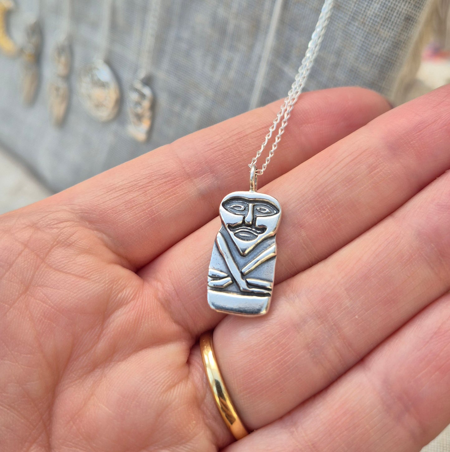 Boa island statue pendant - made to order