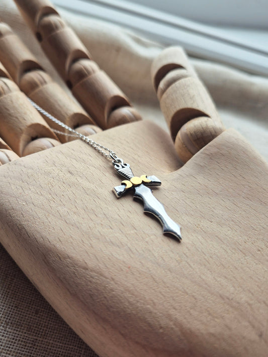 Triple goddess dagger pendant