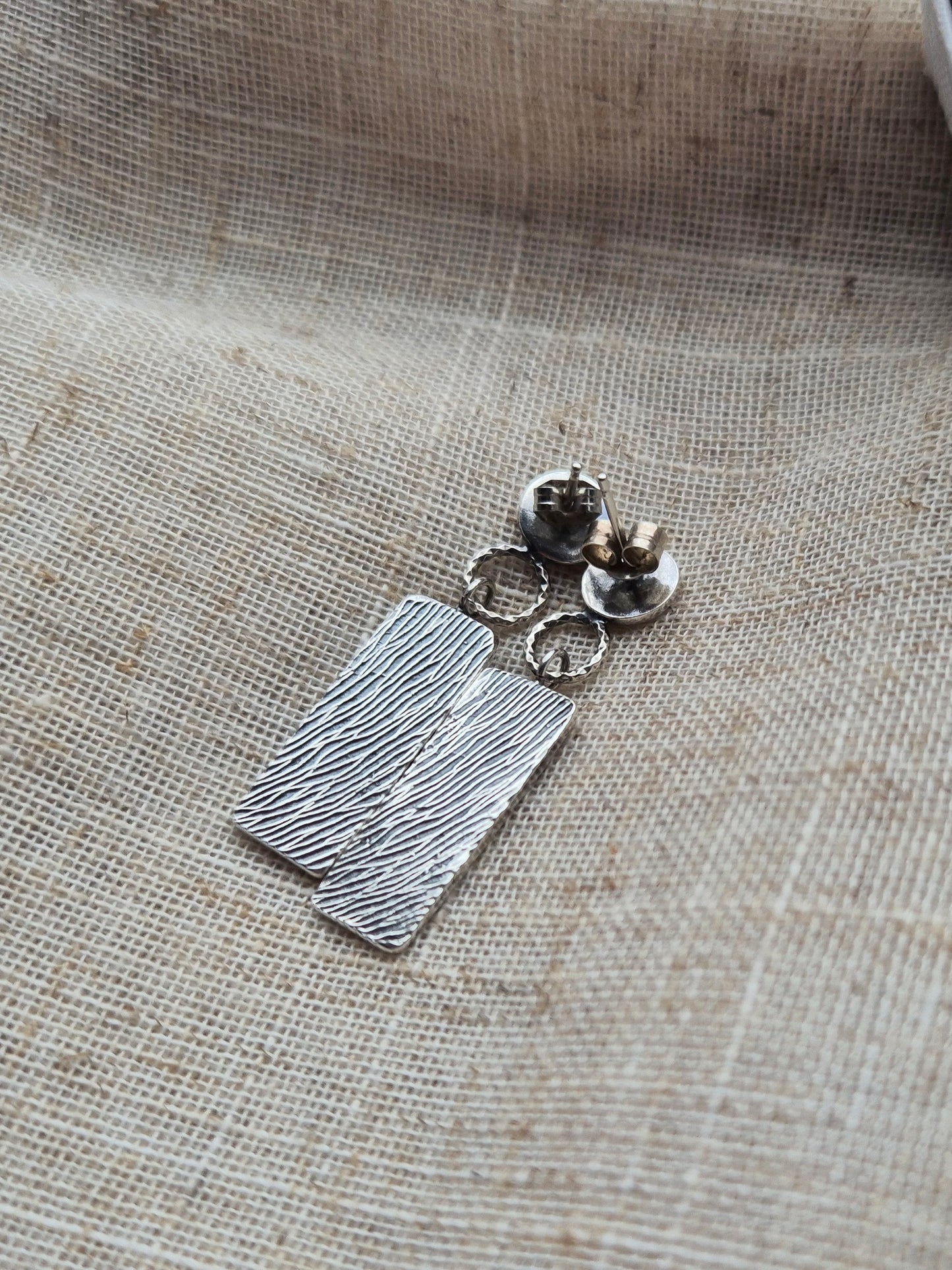 Ogham drop earrings