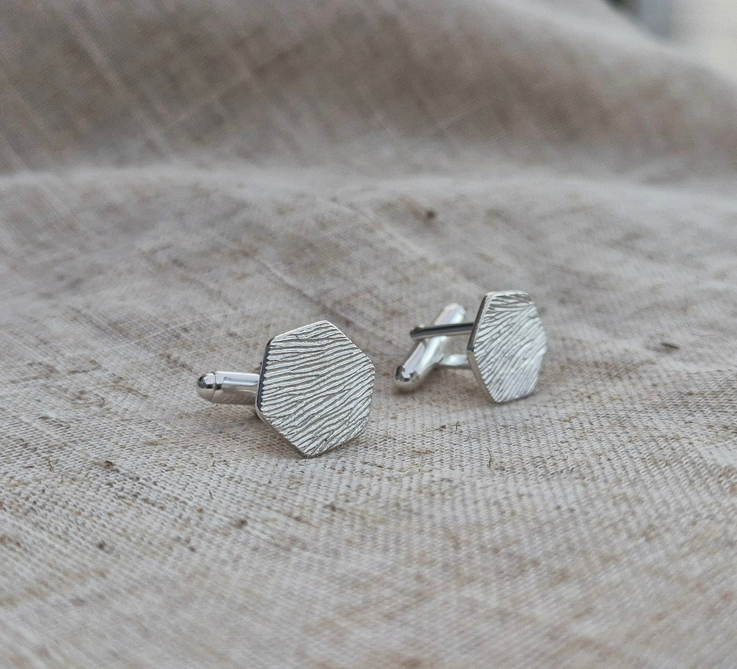 Causeway stone cufflinks - made to order