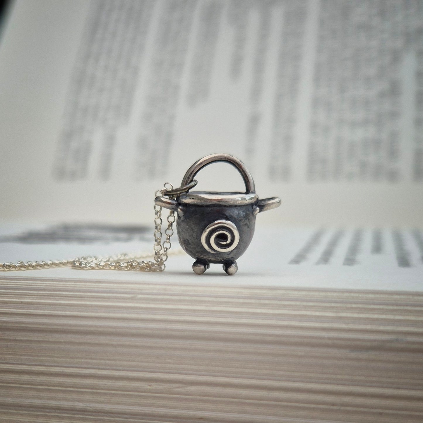 Cauldron charm - spiral