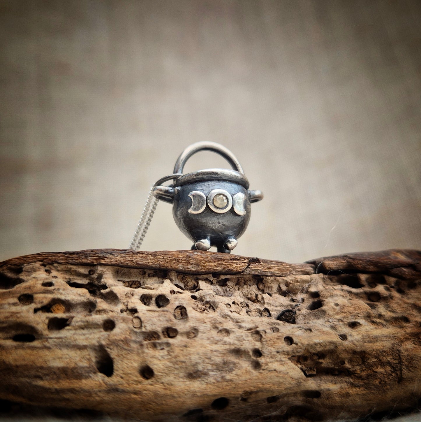 Cauldron charm - triple goddess