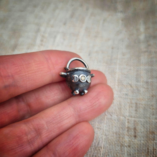 Cauldron charm - triple goddess
