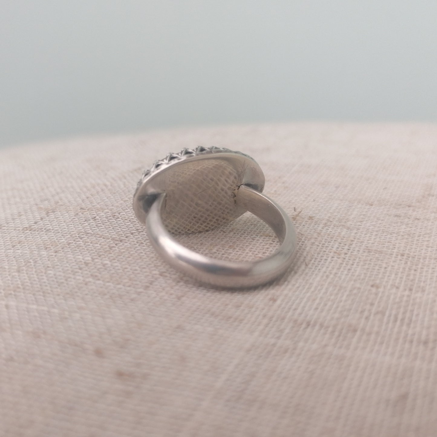 Picture jasper ring - sized K - one available