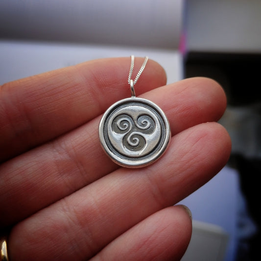 Triskele pendant made to order