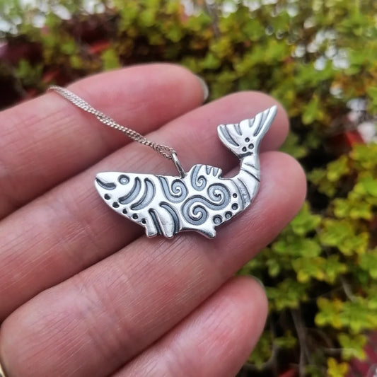 Salmon of knowledge pendant