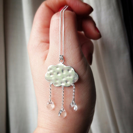 Rainy day pendant - one available