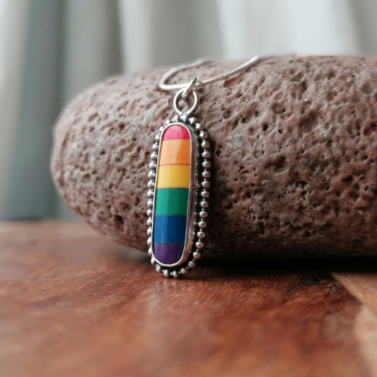 Pool ball rainbow pendant - one available