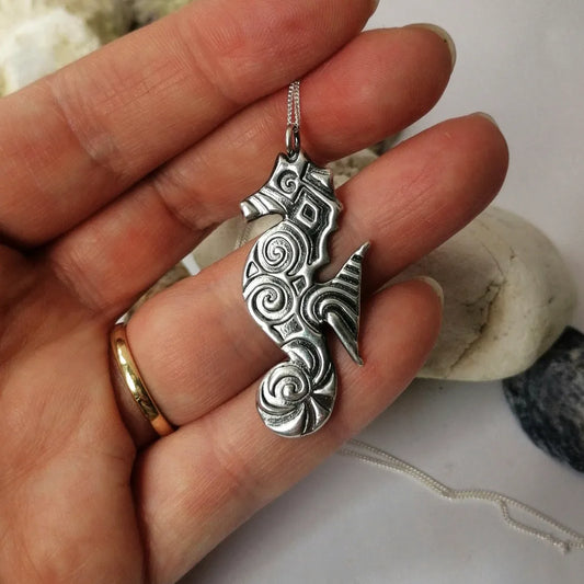 Seahorse pendant - made to order