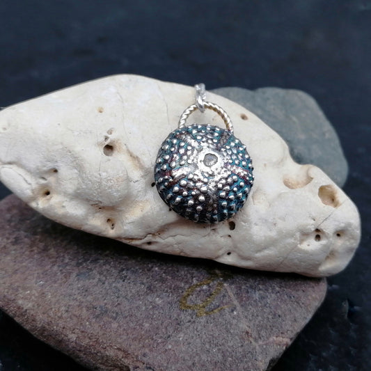 Sea urchin pendant - made to order