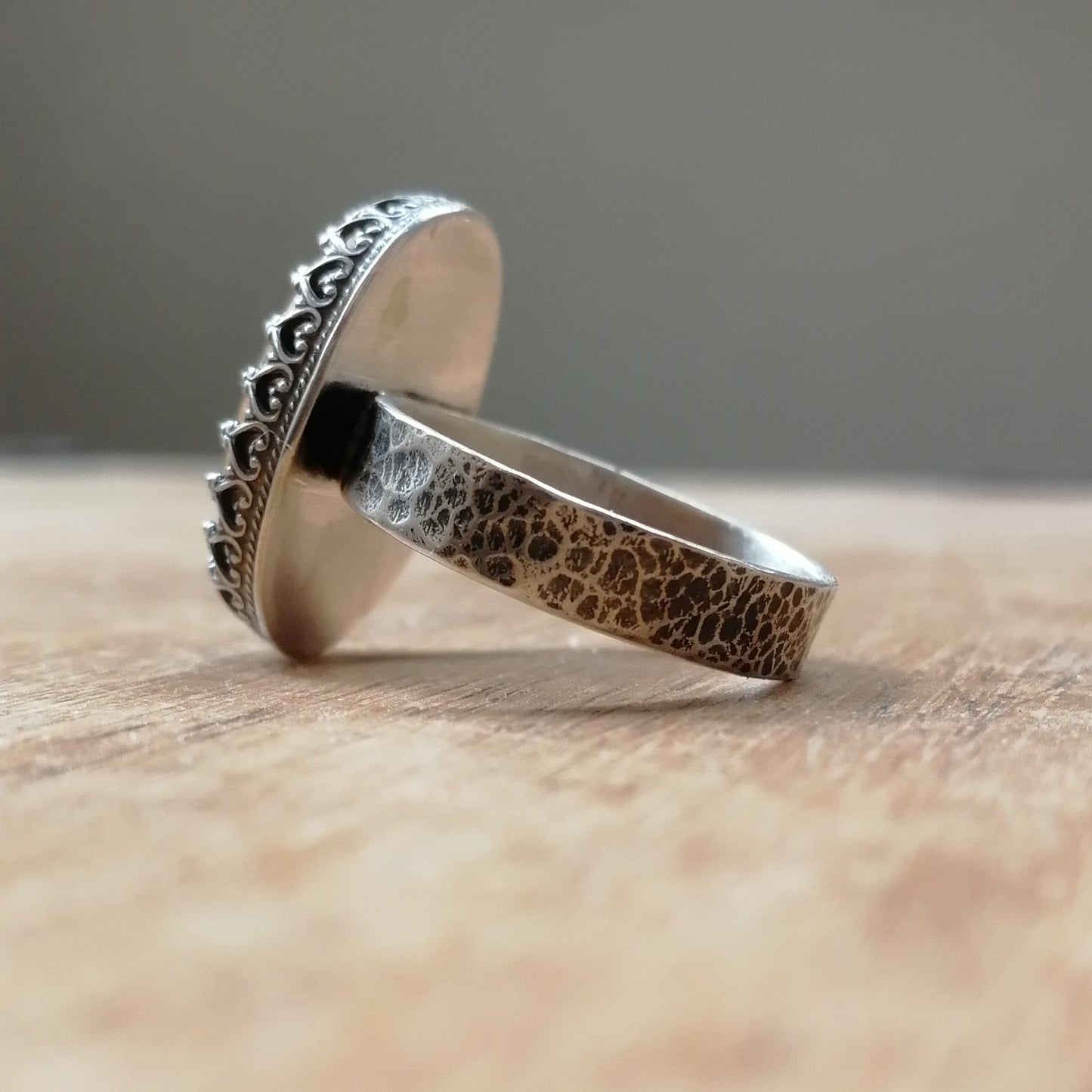 Picture jasper ring - sized O