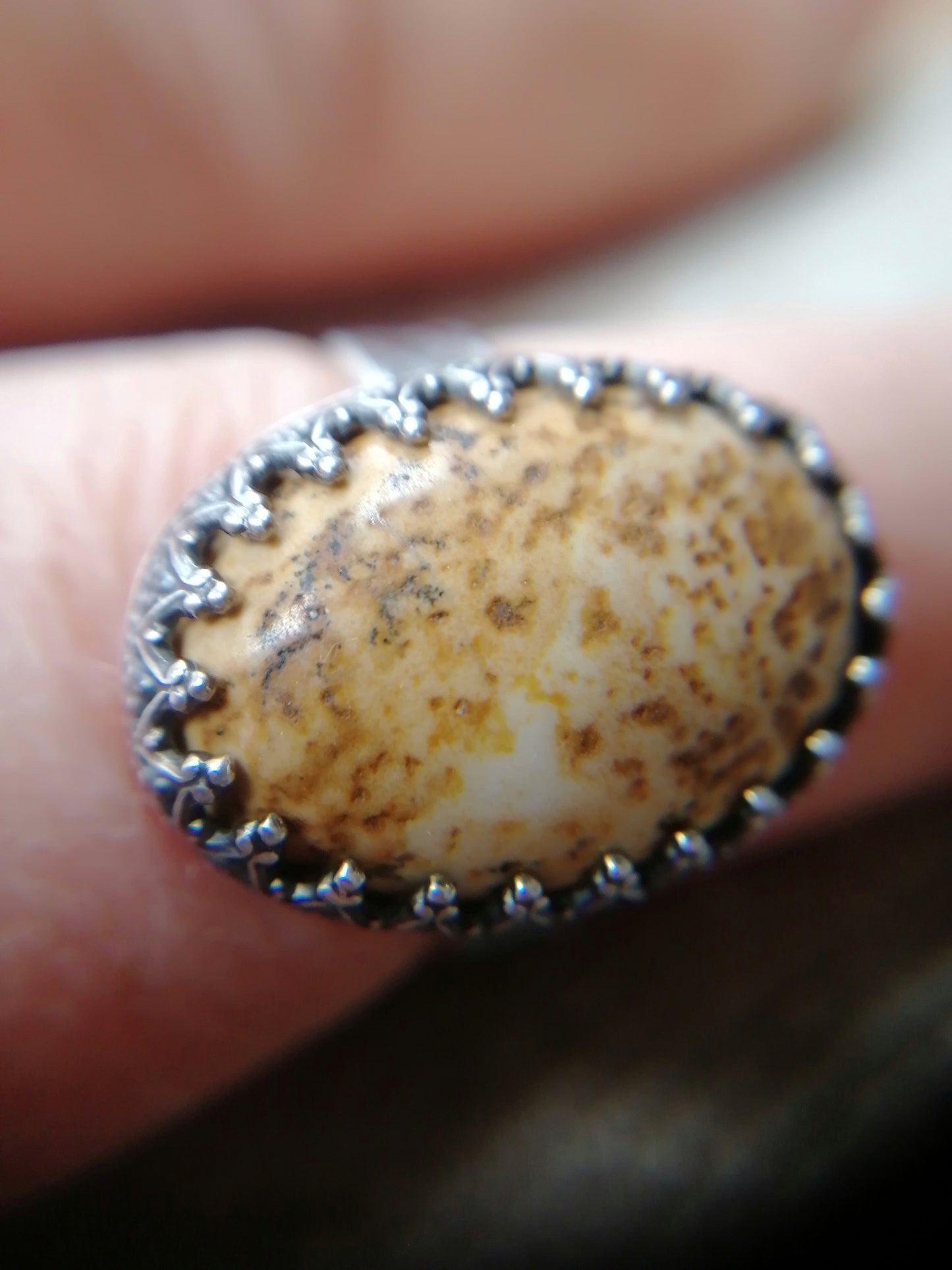 Picture jasper ring - sized O
