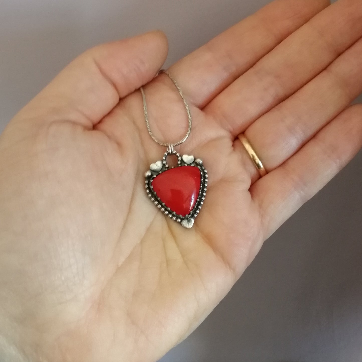 Rosarita heart pendant