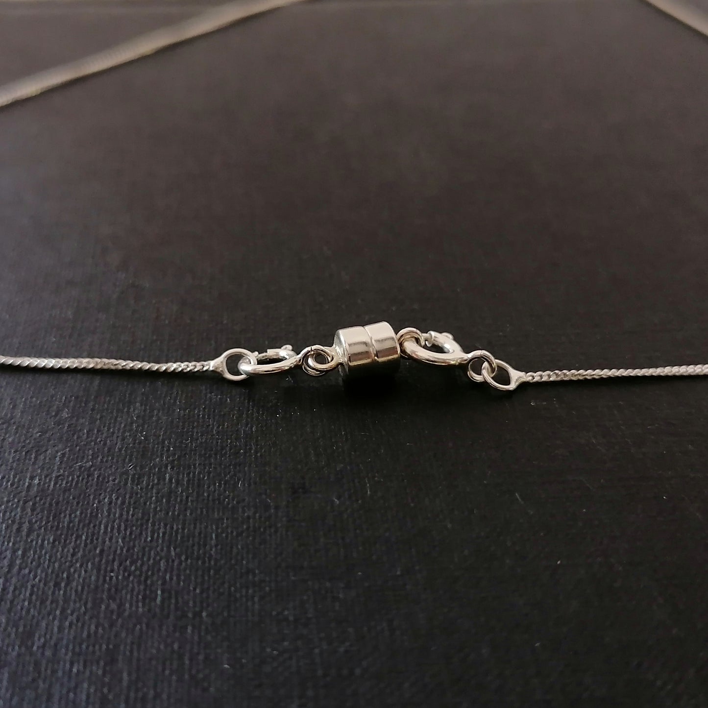 Sterling silver magnetic Clasp Converter With Bolt Ring