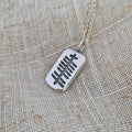 Grá (love) ogham pendant