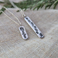 Personalised ogham pendant - made to order