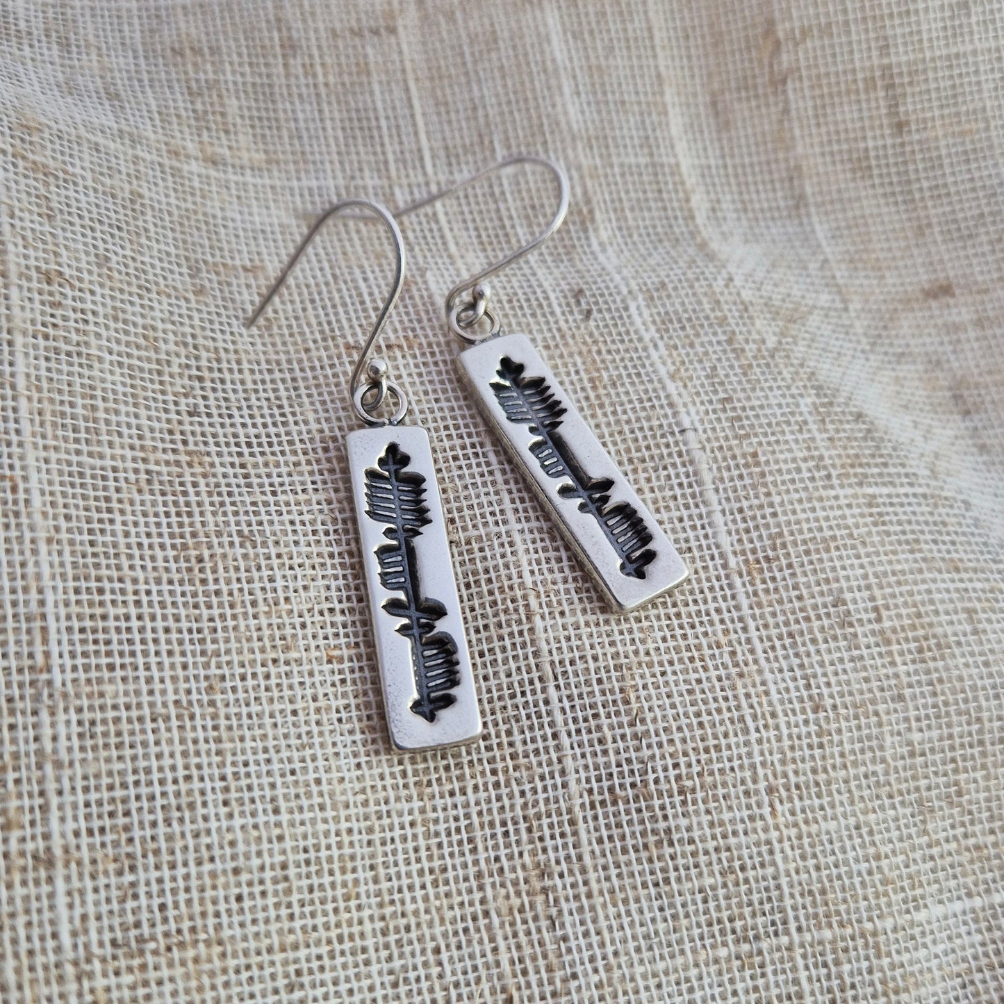Anam cara (soul friend) ogham earrings