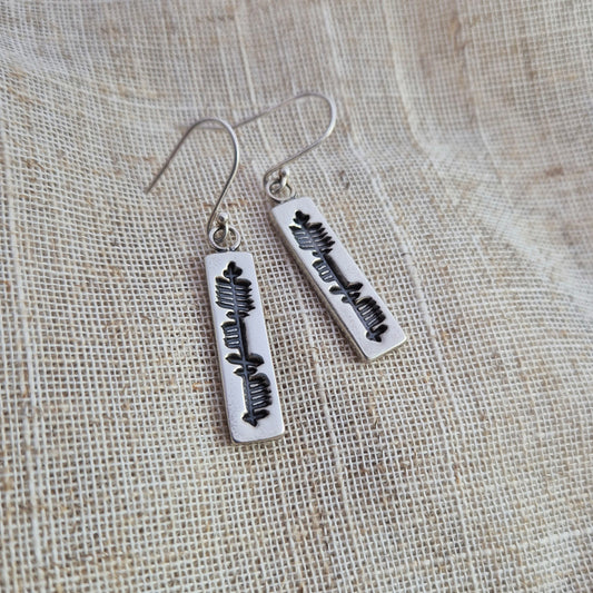 Anam cara (soul friend) ogham earrings