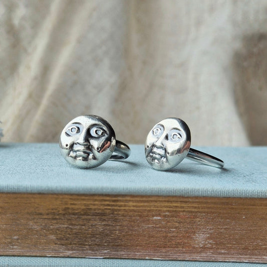 Moon man ring