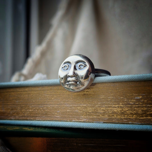 Moon man ring