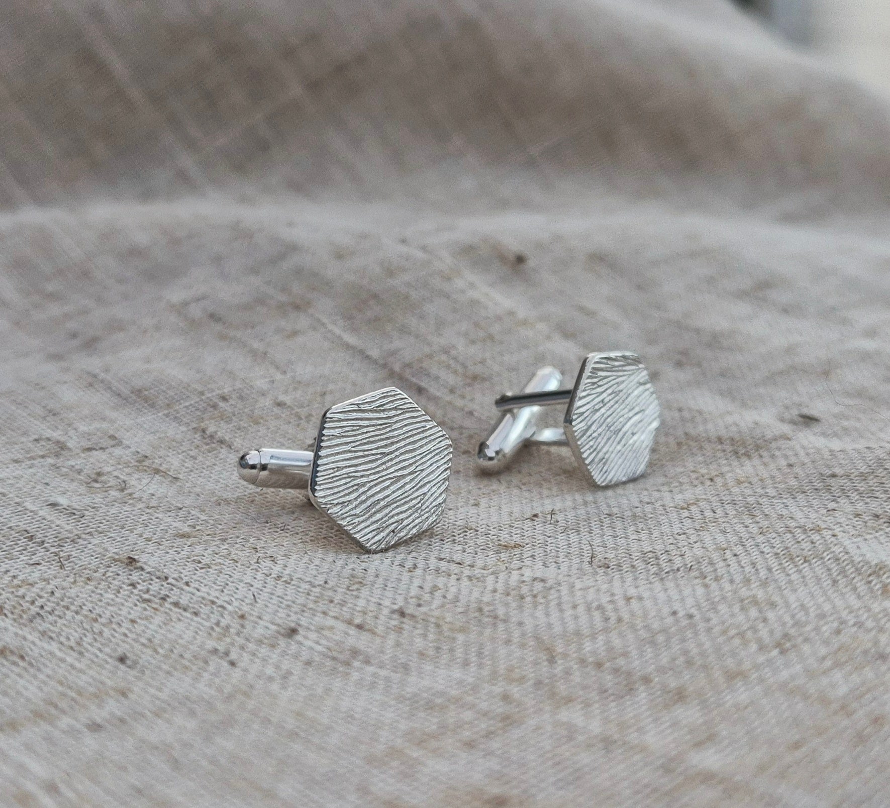 Causeway stone cufflinks