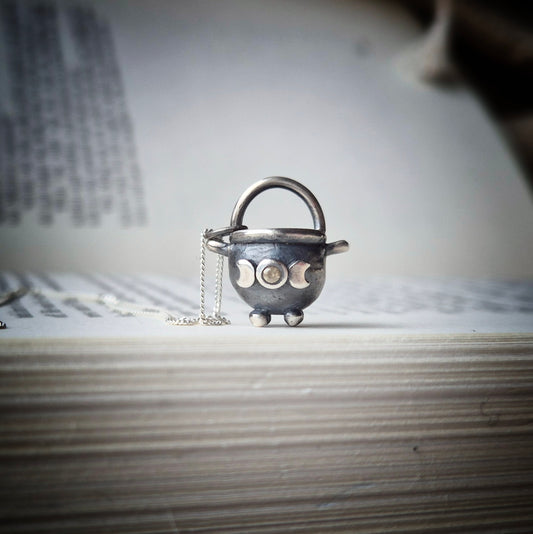 Cauldron charm - triple goddess