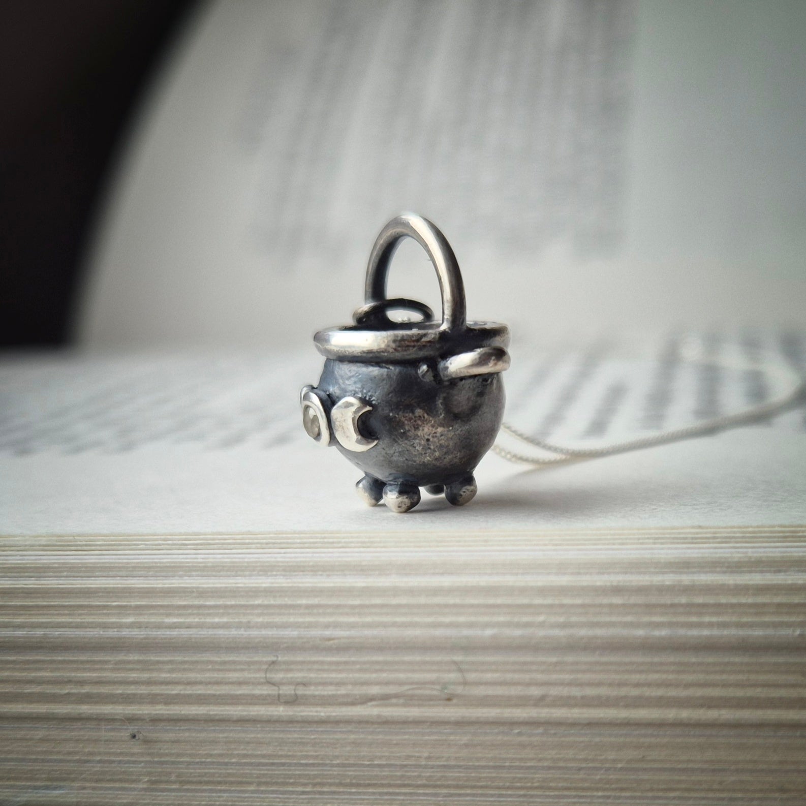 Cauldron charm - triple goddess