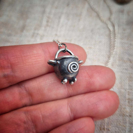 Cauldron charm - spiral