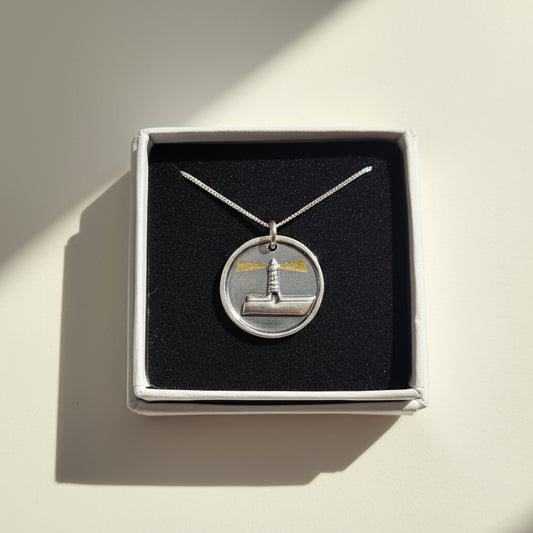 Donaghadee lighthouse pendant - made to order