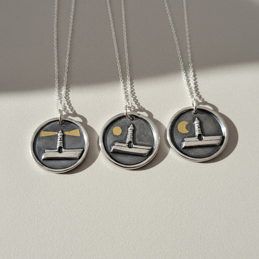Donaghadee lighthouse pendant - made to order