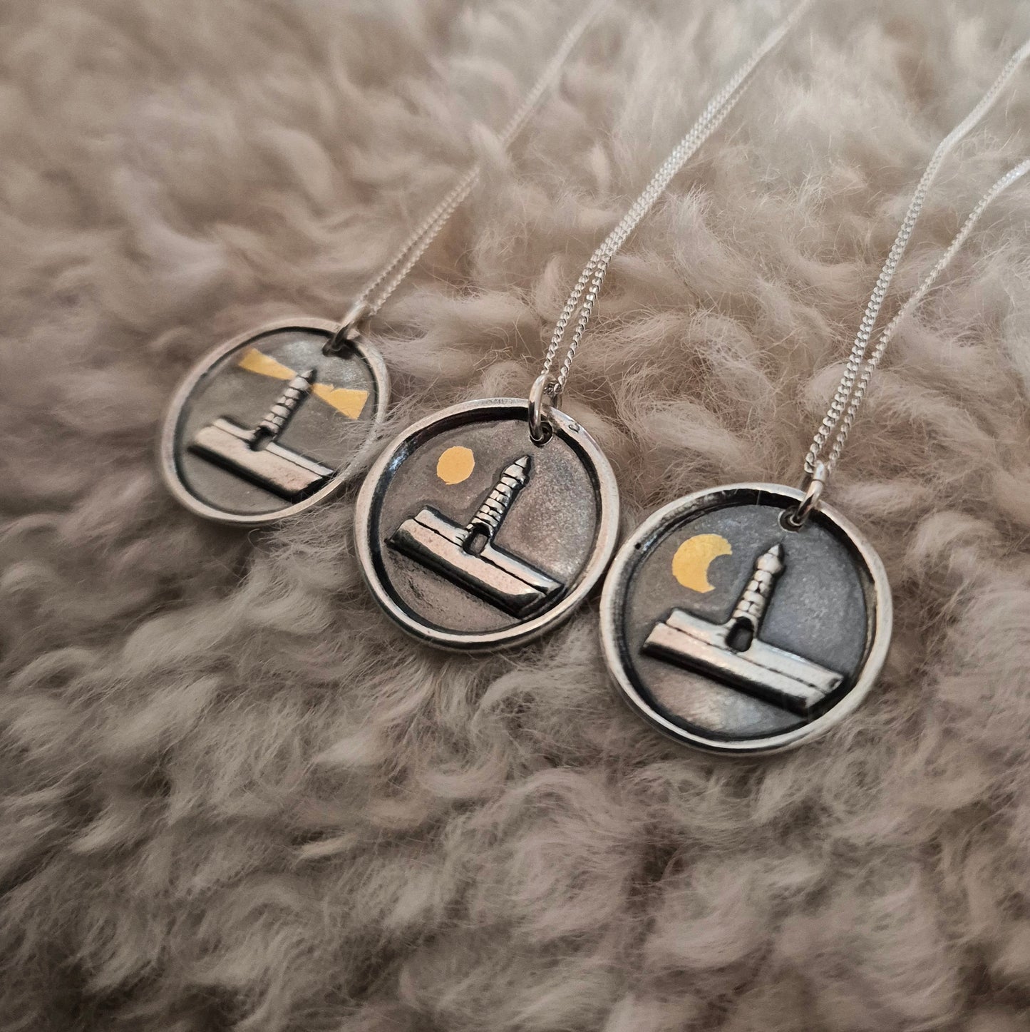 Donaghadee lighthouse pendant - made to order