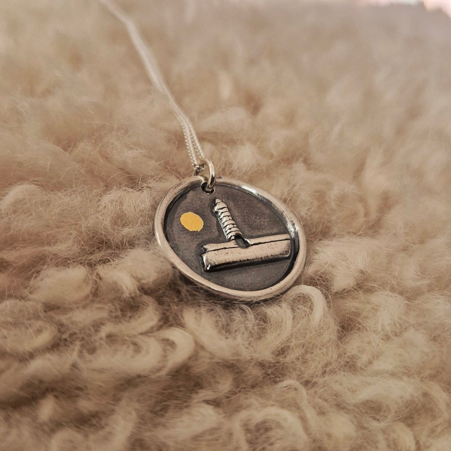 Donaghadee lighthouse pendant - made to order