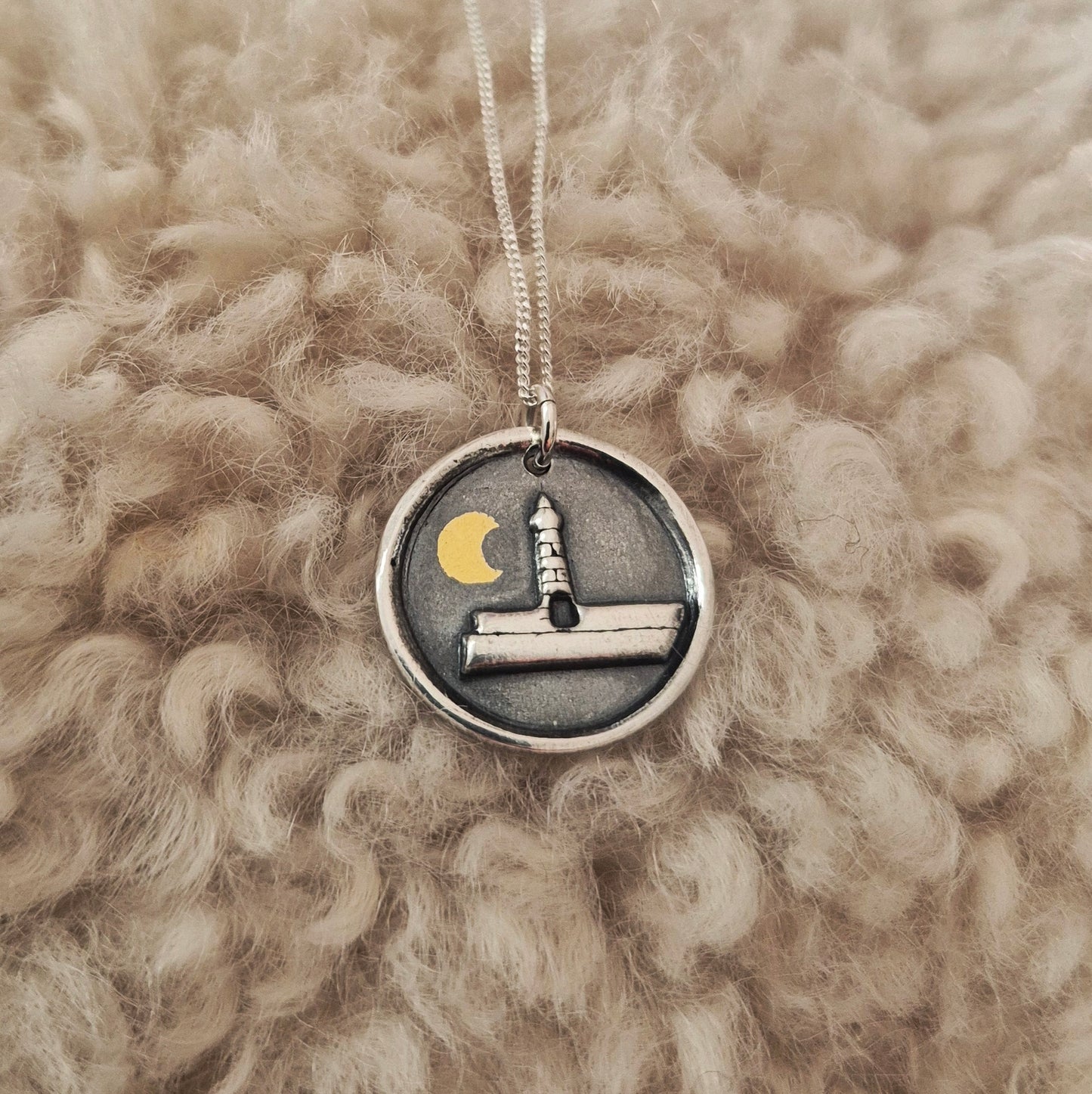 Donaghadee lighthouse pendant - made to order