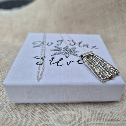 Shell fragment pendant