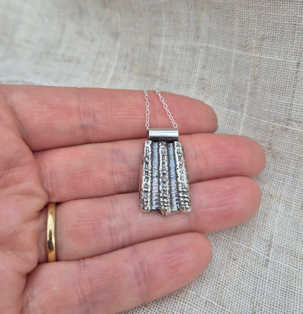 Shell fragment pendant