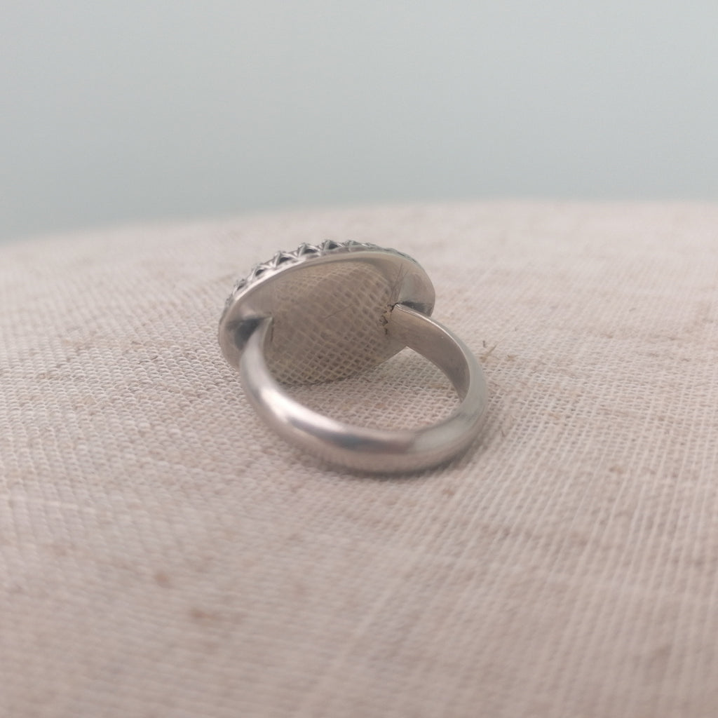 Picture jasper ring - sized K - one available