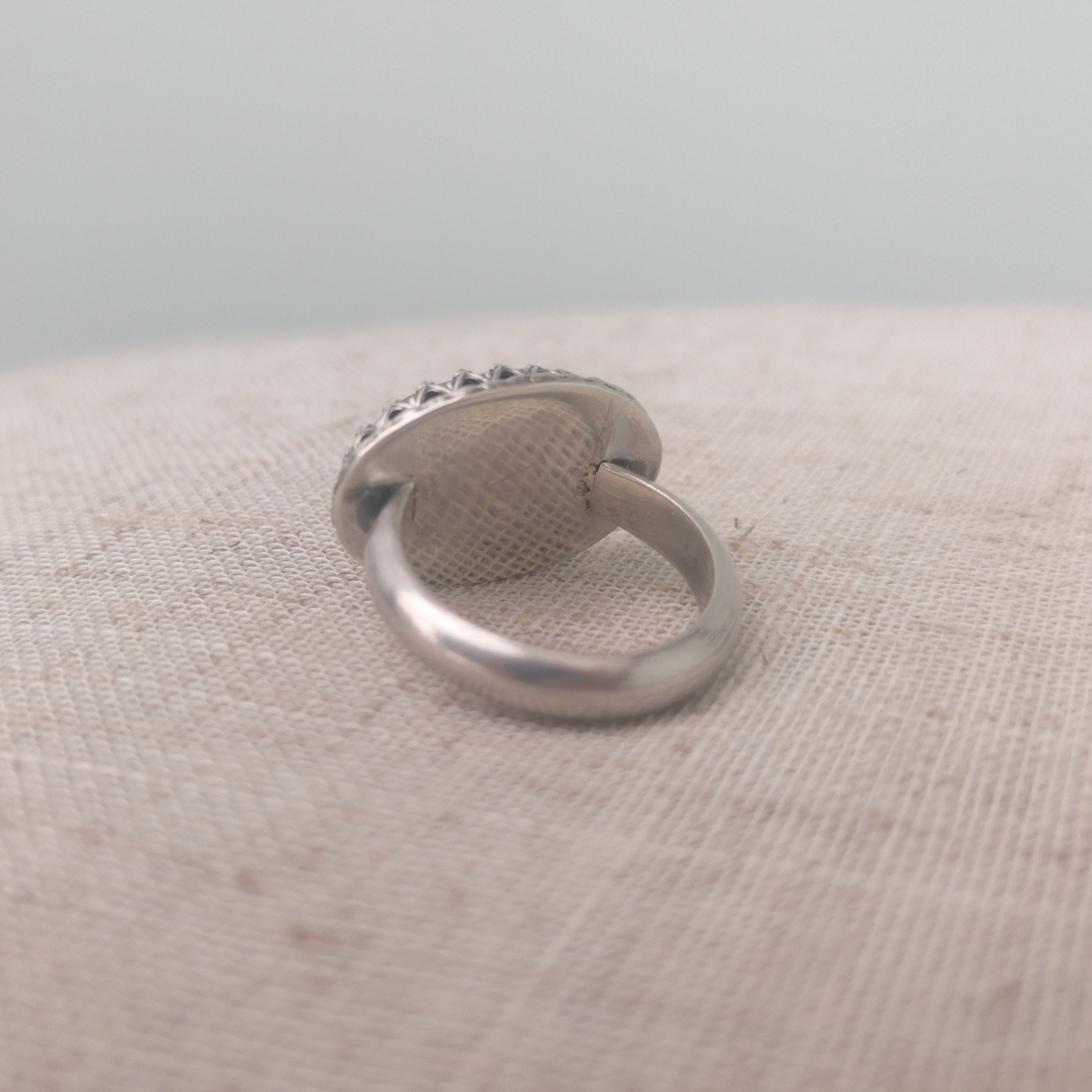 Picture jasper ring - sized K - one available