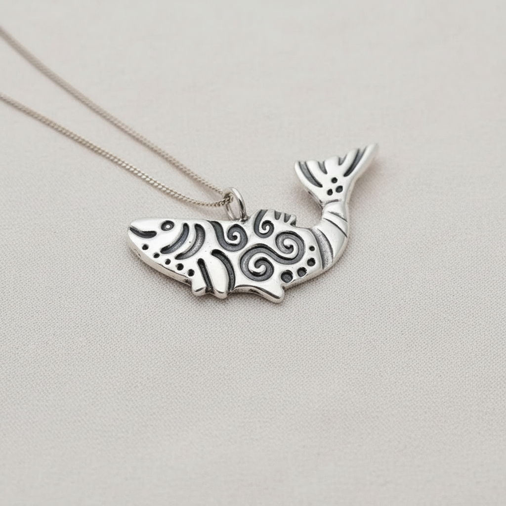 Salmon of knowledge pendant