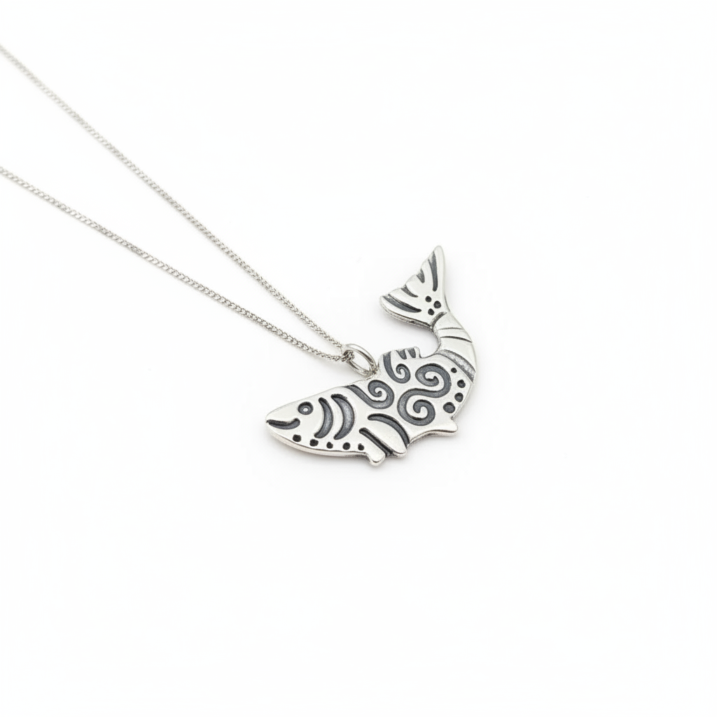 Salmon of knowledge pendant