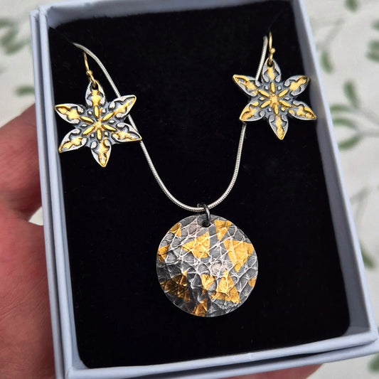 Keum boo gold and silver set