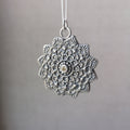 Mandala sun pendant