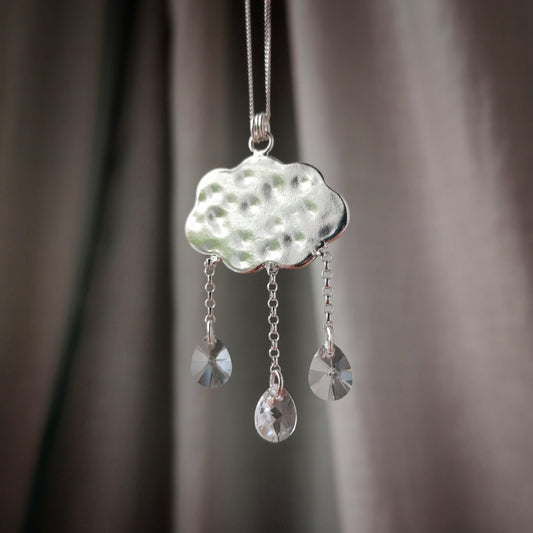 Rainy day pendant - one available