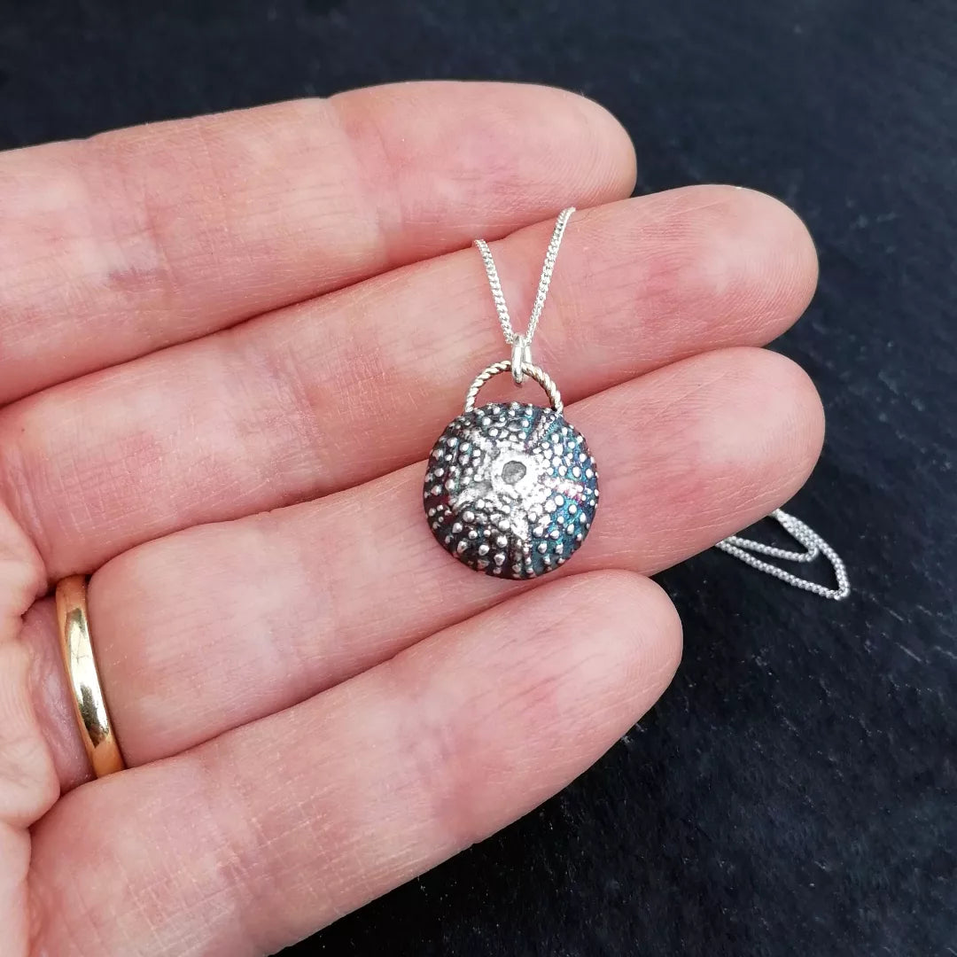 Sea urchin pendant - made to order