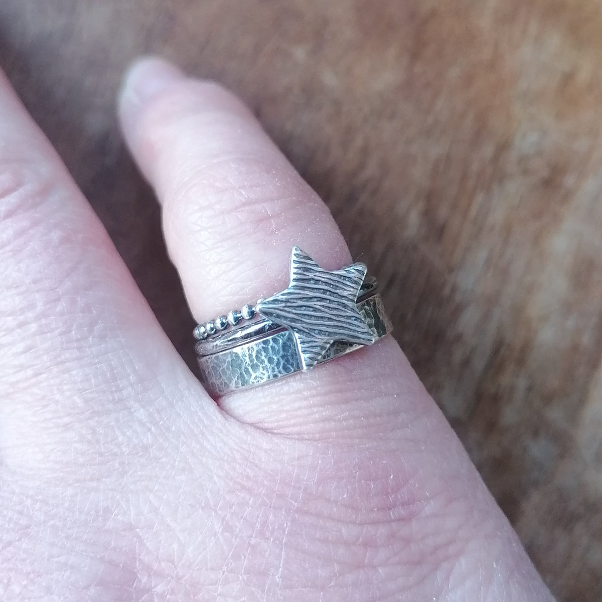 Stellar stacker ring - size N