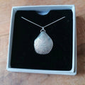 Scallop shell pendant